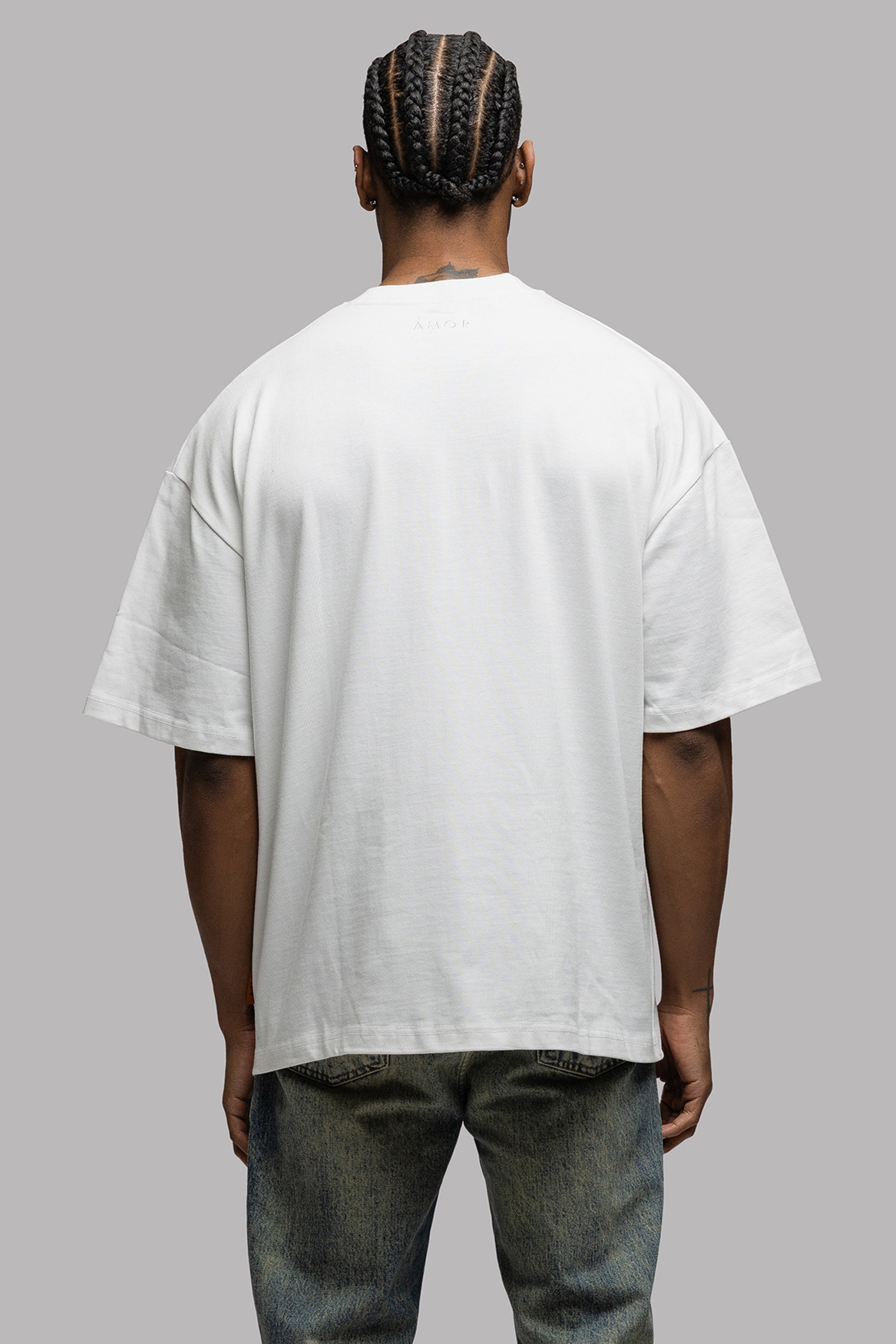 AMOR RUGBY TEE IN WHITE