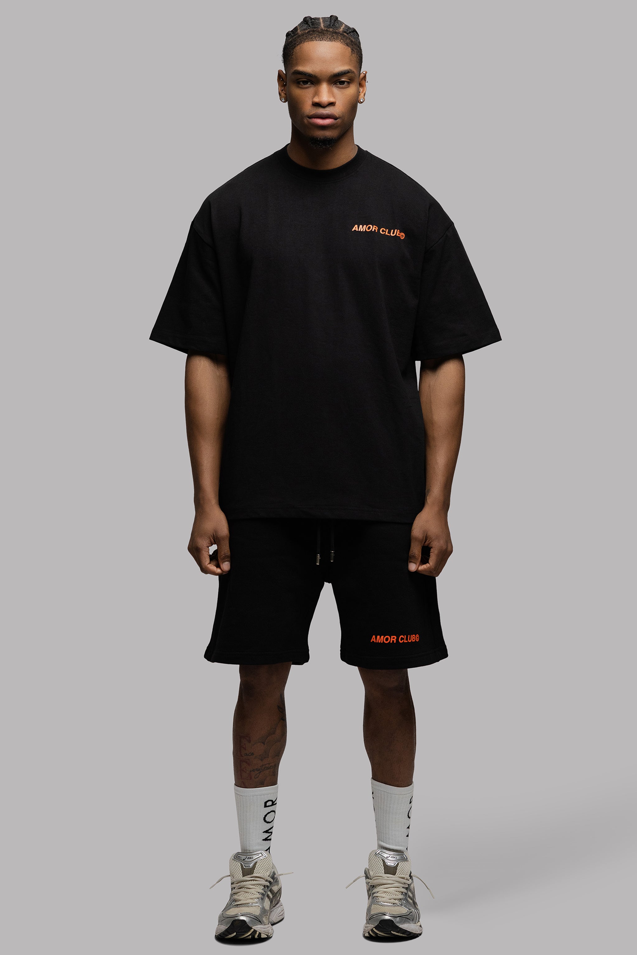 AMOR CLUB SET BLACK/ORANGE