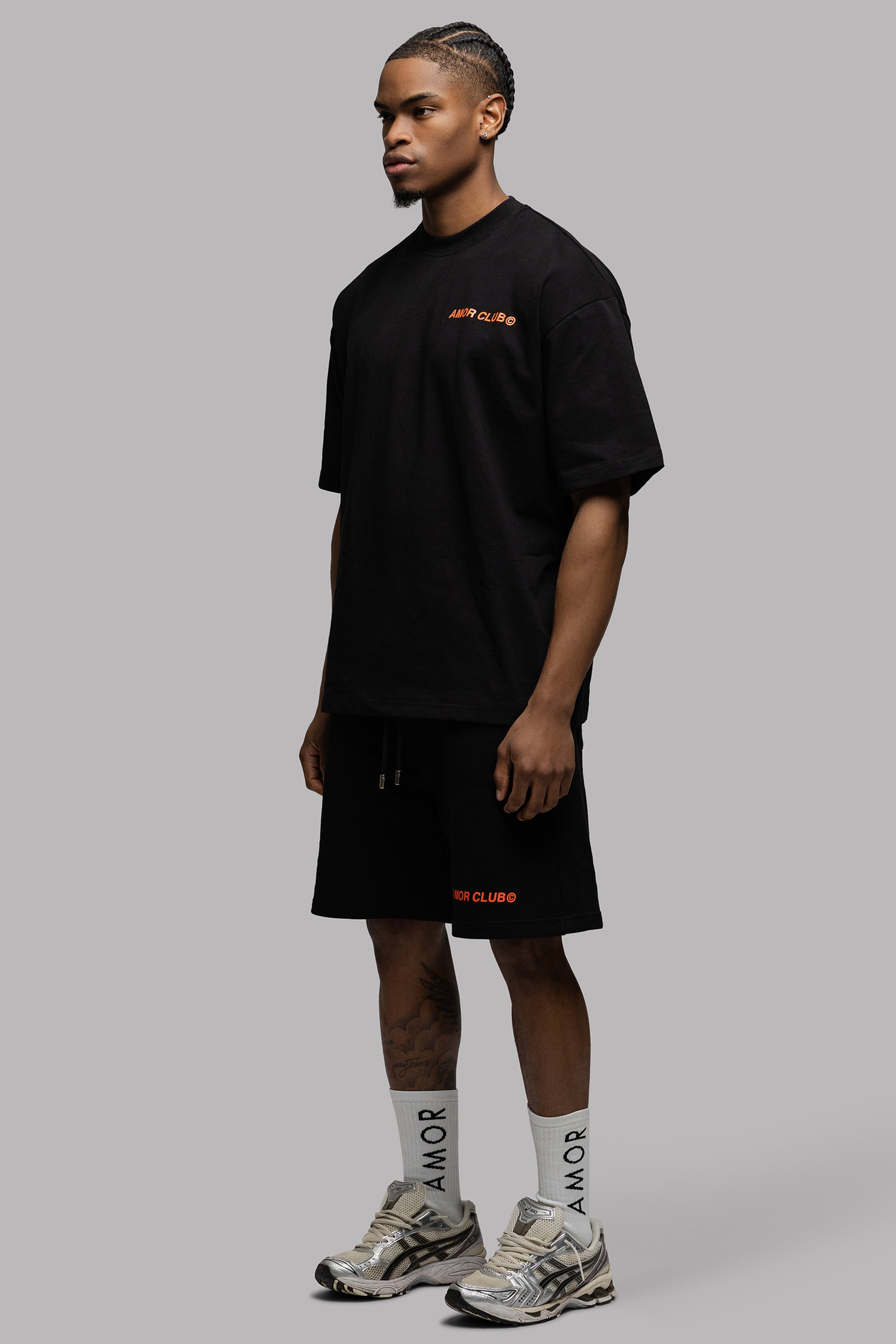 AMOR CLUB SET BLACK/ORANGE